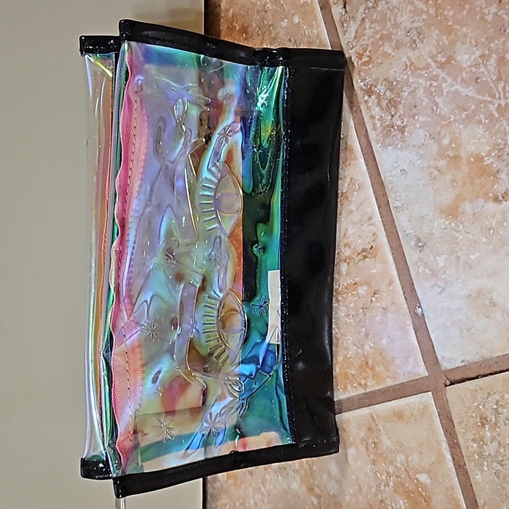 Benefit Cosmetics Makeup Bag Iridescent Rainbow